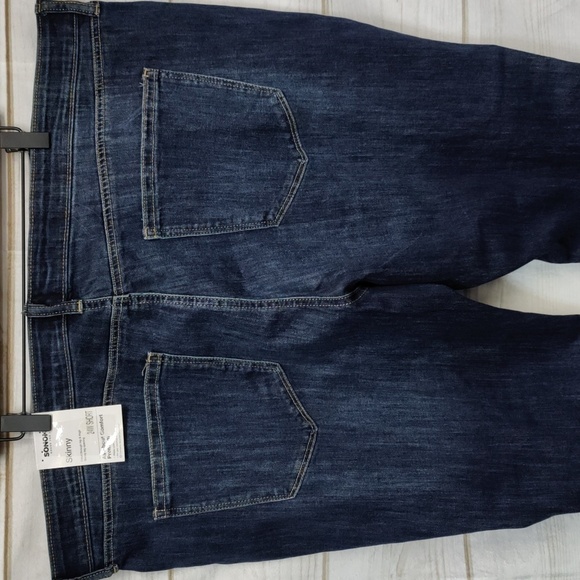 Sonoma Dark Wash Distressed Ankle Skinny Jeans, Size 24W Short - Picture 11 of 15